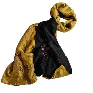 Vintage Satin Fairycore Scarf Reversible Scarf